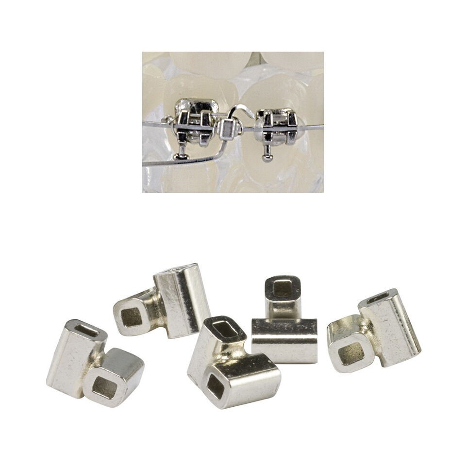 Dental Double Crimpable Orthodontic Cross Tube – 10 Pcs/Pack